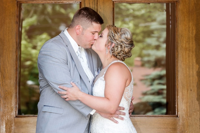 wedding day, bride, groom, Mr. & Mrs., first kiss