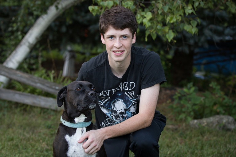 Man's best friend, Urban Flair Photography, senior pictures, Rochester MN